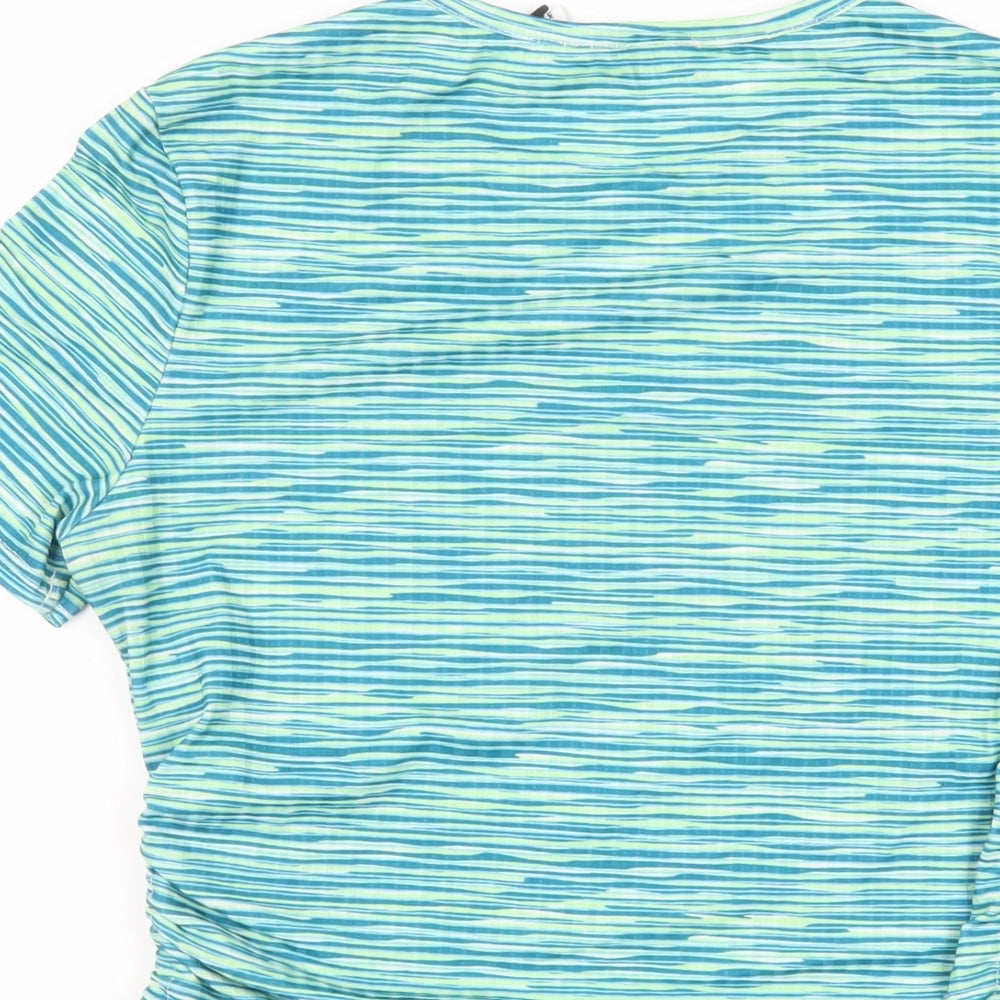Womens UK Size 12 ASOS Green Cropped T-Shirt
