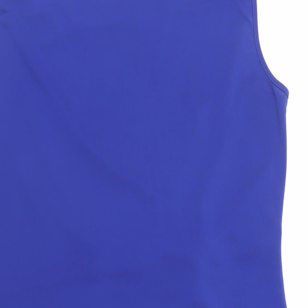Womens UK Size 16 Kaliko Blue Basic Blouse