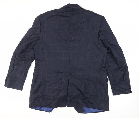 Mens UK Size 44 Marks and Spencer Regular Blue Suit Jacket