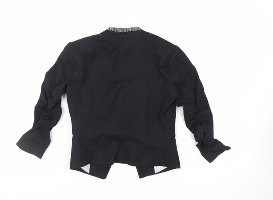 Womens UK Size 8 H&M Black Jacket