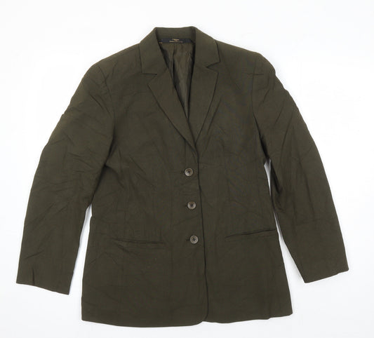 Womens UK Size 10 St Michael Green Jacket