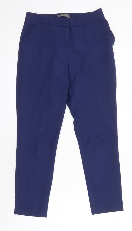 Womens UK Size 8 Oasis Regular Fit Blue Trousers