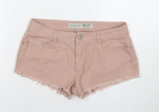 Womens UK Size 8 Denim & Co. Regular Fit Hot Pants Shorts