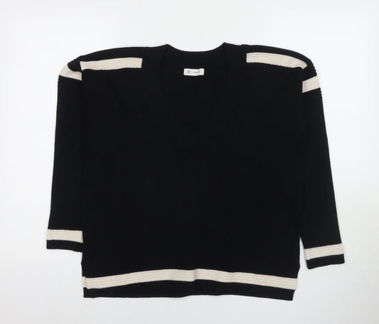 Womens UK Size M La Redoute Black Pullover Jumper
