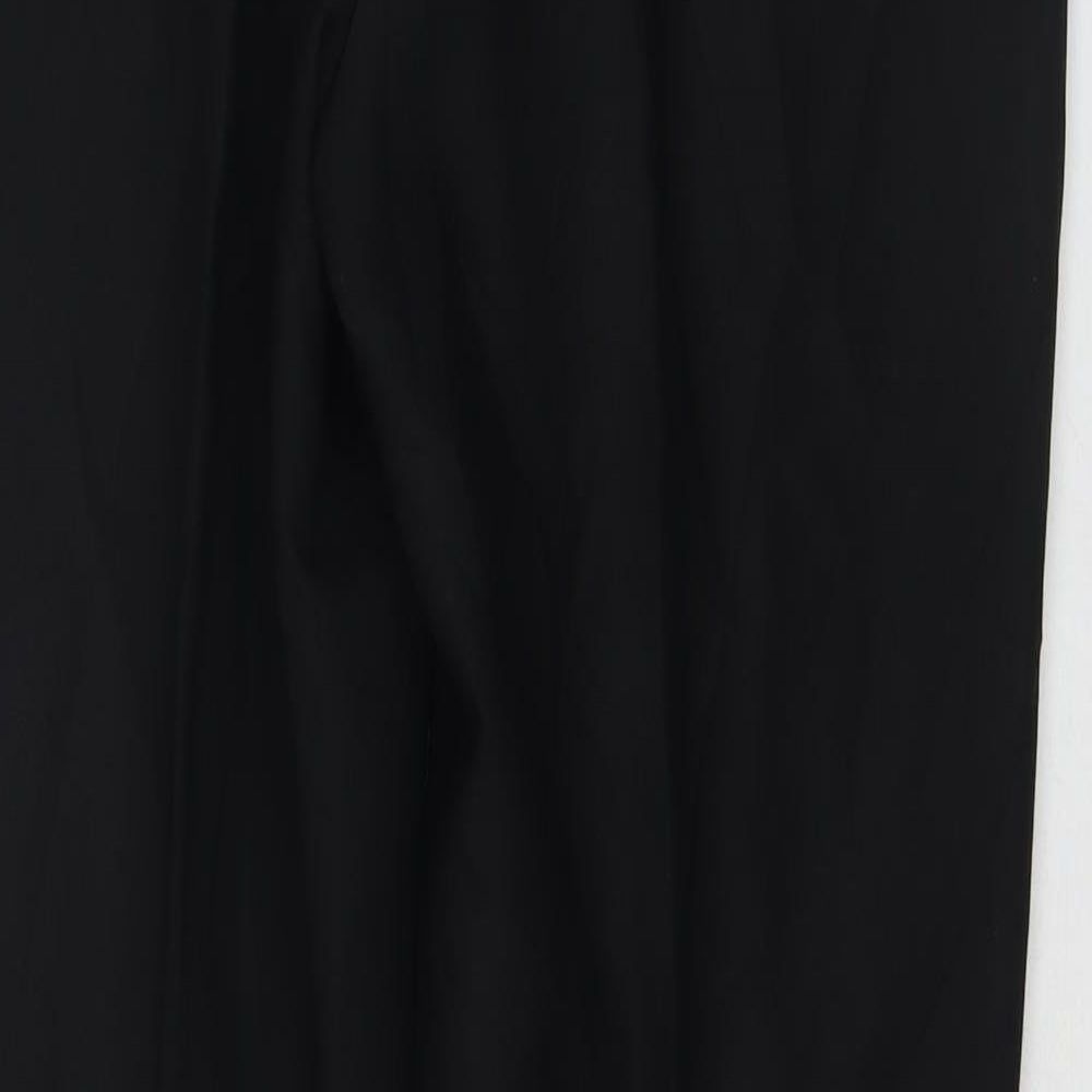 Womens UK Size 12 Isabelle Regular Fit Black Trousers