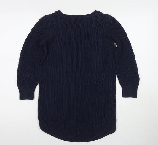 Womens UK Size S Oasis Blue Pullover Jumper