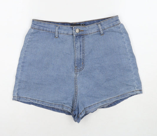 Womens UK Size 10 PRETTYLITTLETHING Regular Fit Hot Pants Shorts