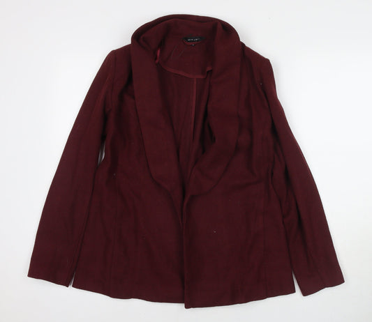 Womens UK Size 10 New Look Red Kimono Coat