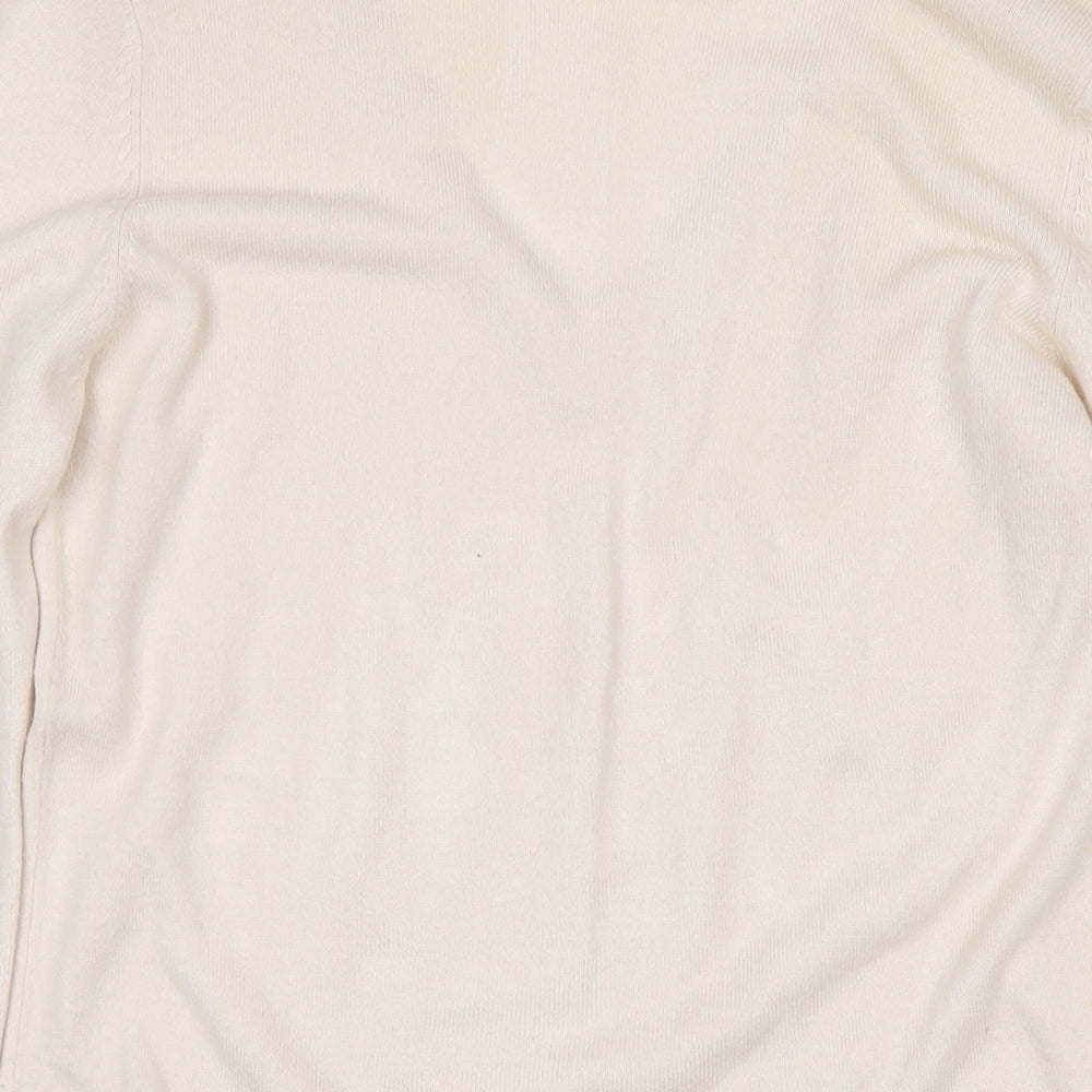 Womens UK Size 16 Dorothy Perkins Beige Pullover Jumper