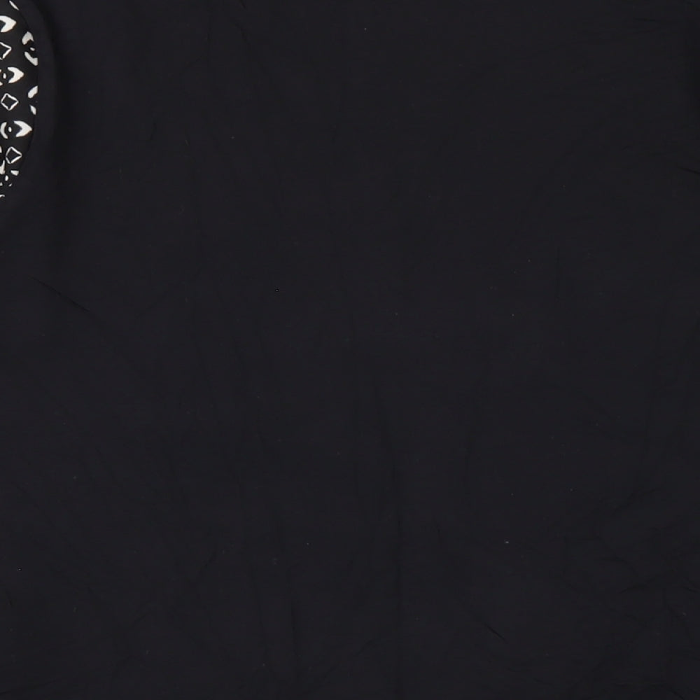 Womens UK Size 10 Marks and Spencer Black Basic T-Shirt