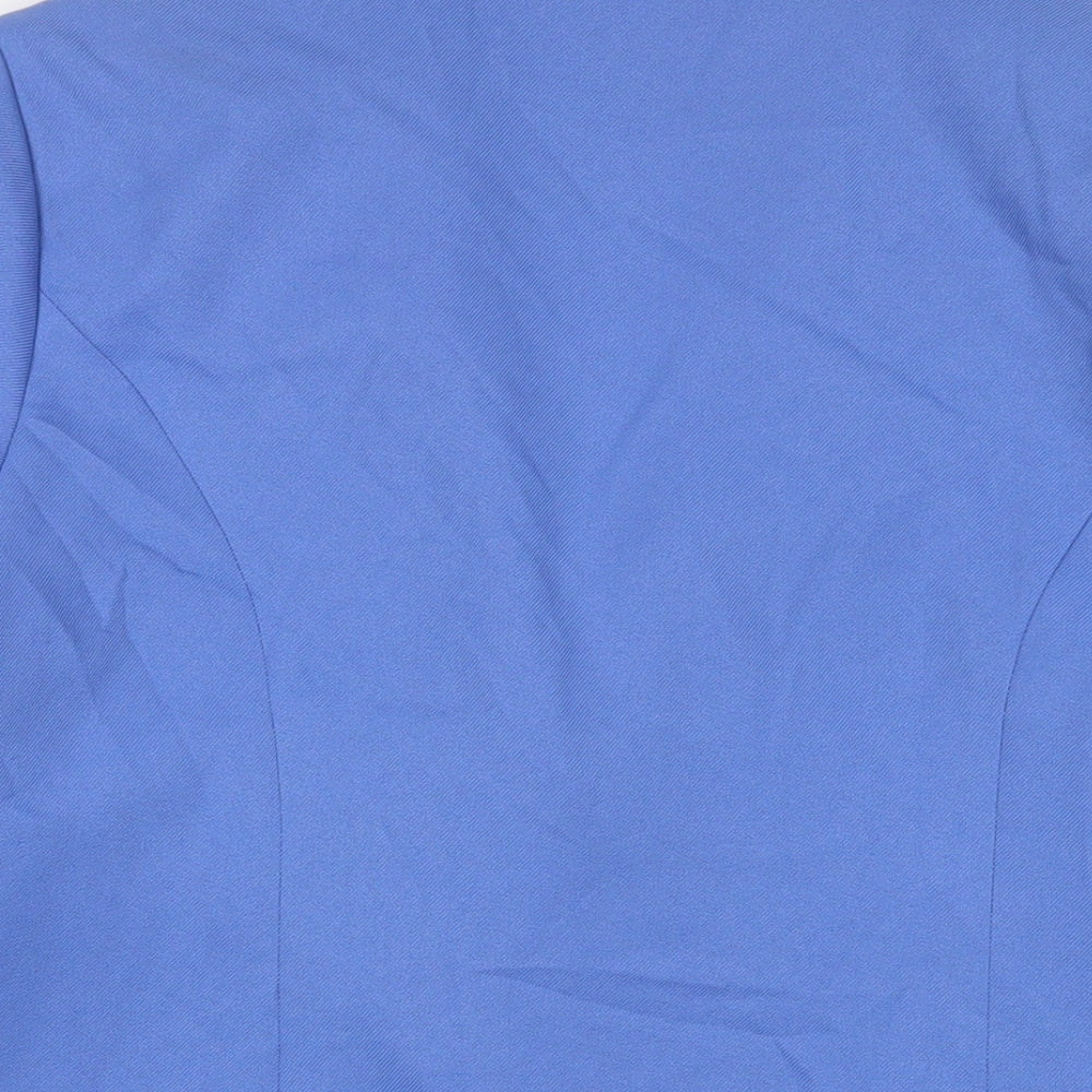 Damart Womens Blue Jacket Blazer Size 18 Button