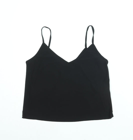 Womens UK Size 14 New Look Black Camisole Blouse