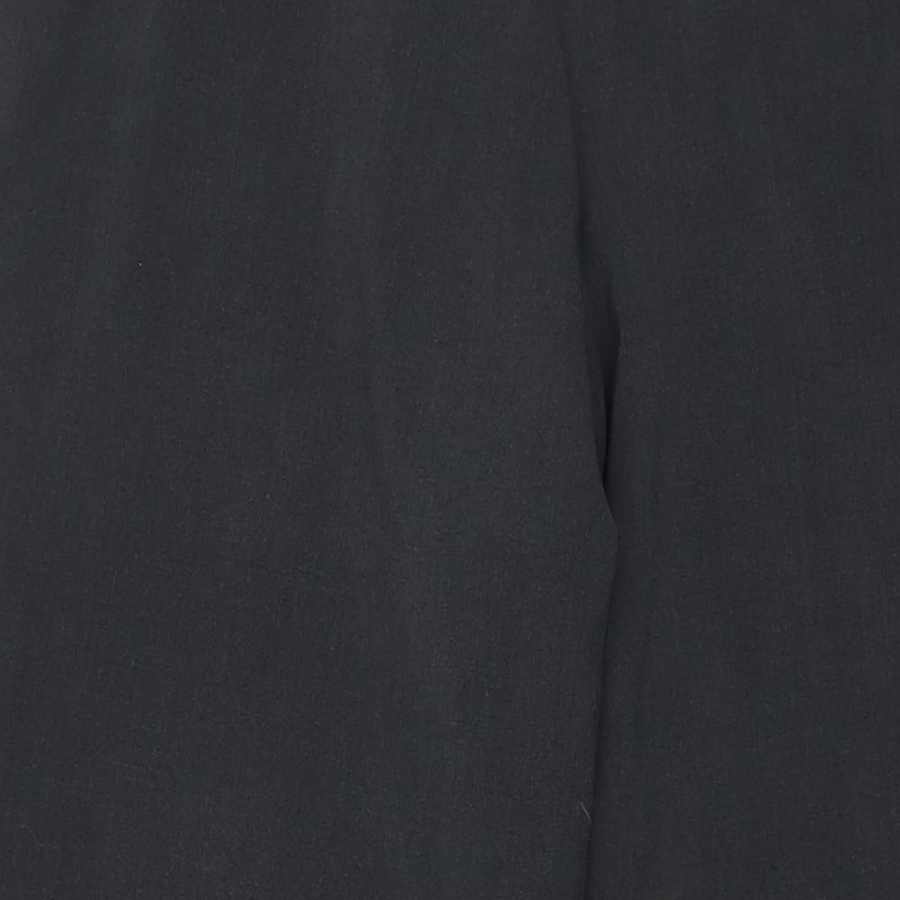 Enigma Womens Grey Polyester Trousers Size 40 in L27 in Regular Zip