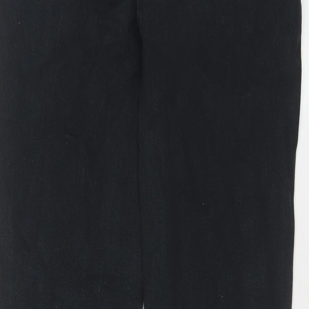 Mens UK Size 30 in Denim & Co. Regular Fit Skinny Black Jeans