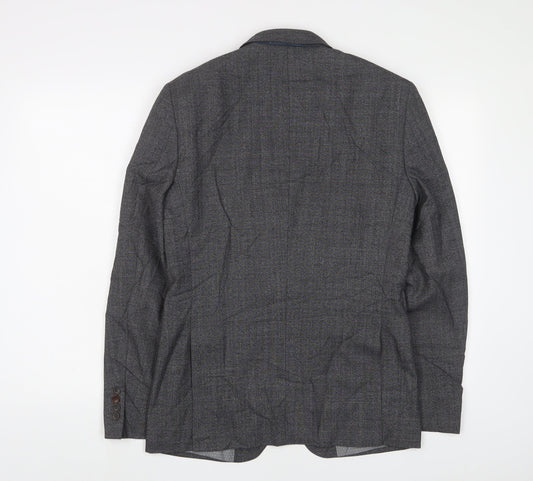 Mens UK Size 36 Burton Regular Grey Suit Jacket