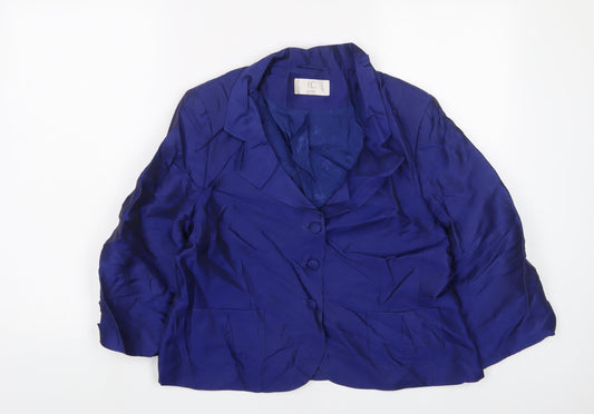 Womens UK Size 14 Cc Purple Jacket