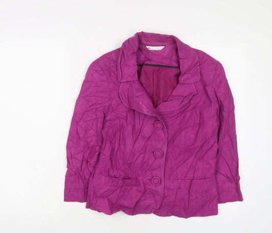 Womens UK Size 12 BHS Purple Jacket