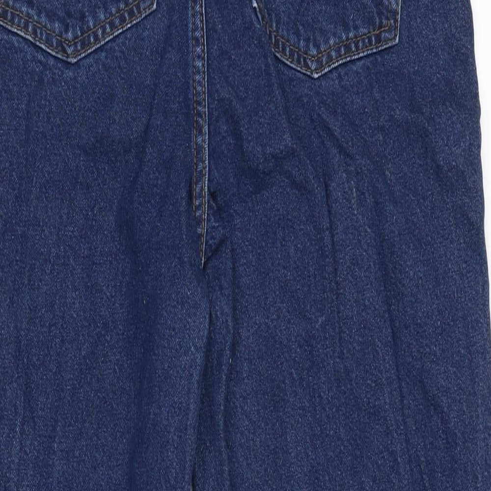 ASOS Mens Blue Cotton Straight Jeans Size 28 in L26 in Regular Zip