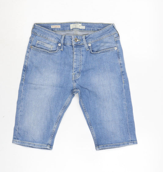 Mens UK Size 26 in Topman Regular Fit Bermuda Shorts
