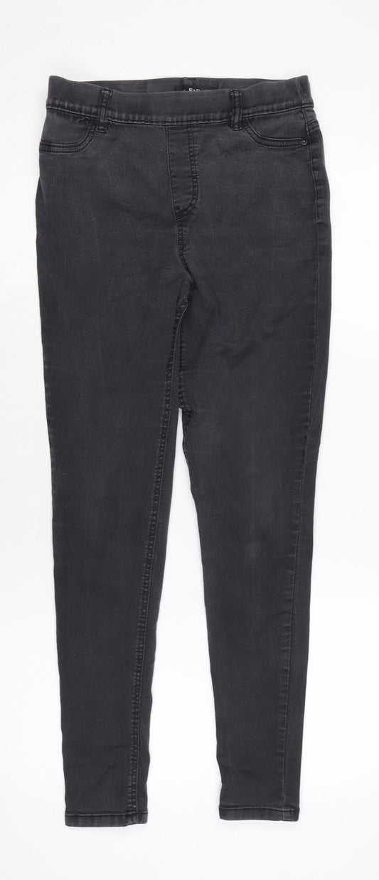 Womens UK Size 10 F&F Regular Fit Jegging Grey Jeans