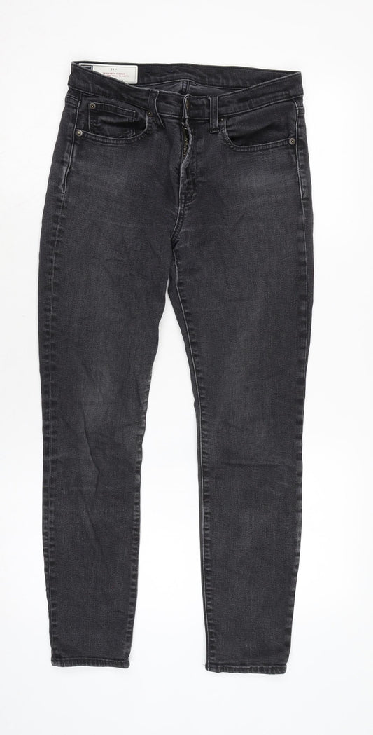 Womens UK Size 28 in Gap Regular Fit Tapered Grey Jeans