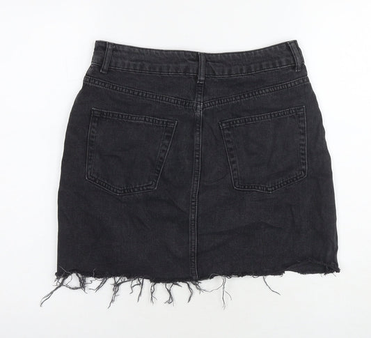Womens UK Size 10 Topshop A-Line Denim Skirt
