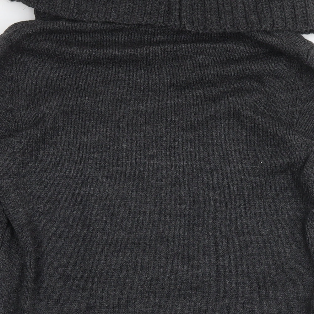 Womens UK Size S H&M Grey Tunic Jumper