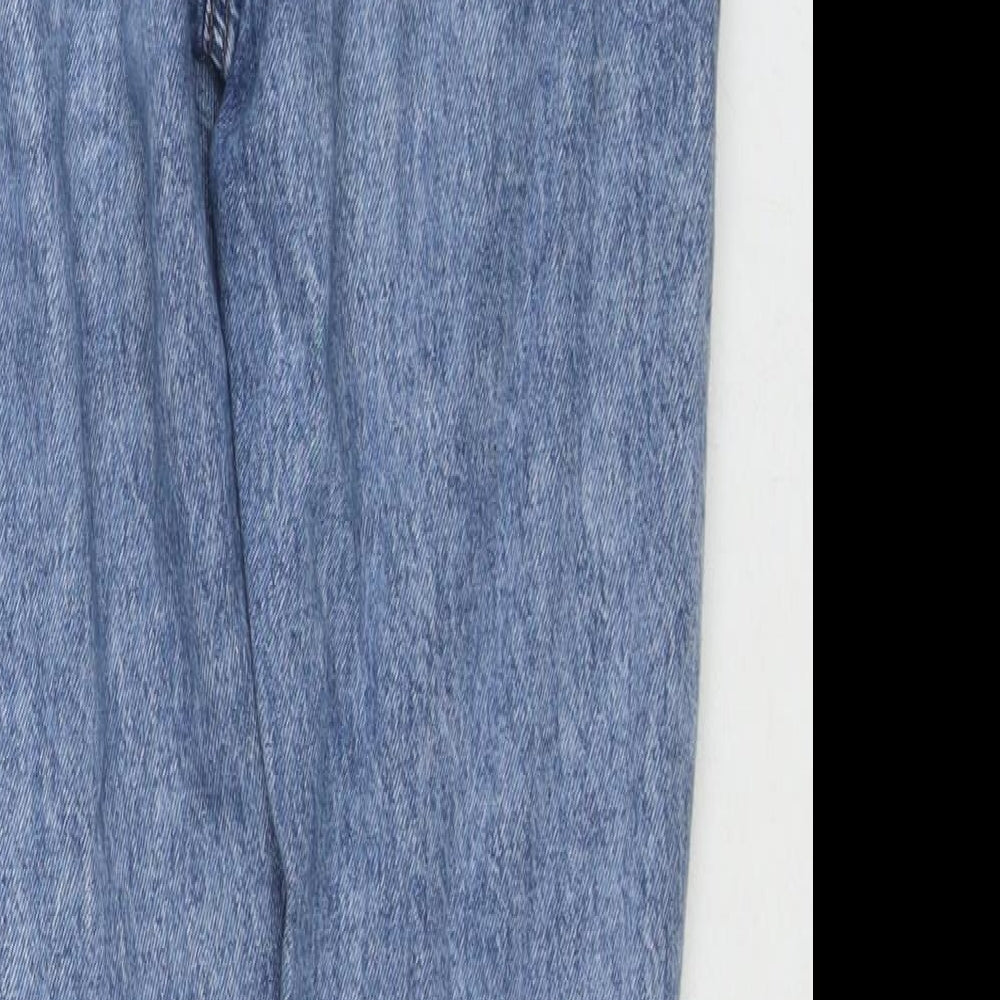NEXT Girls Blue Cotton Jegging Jeans Size 11 Years L24 in Regular Pullover