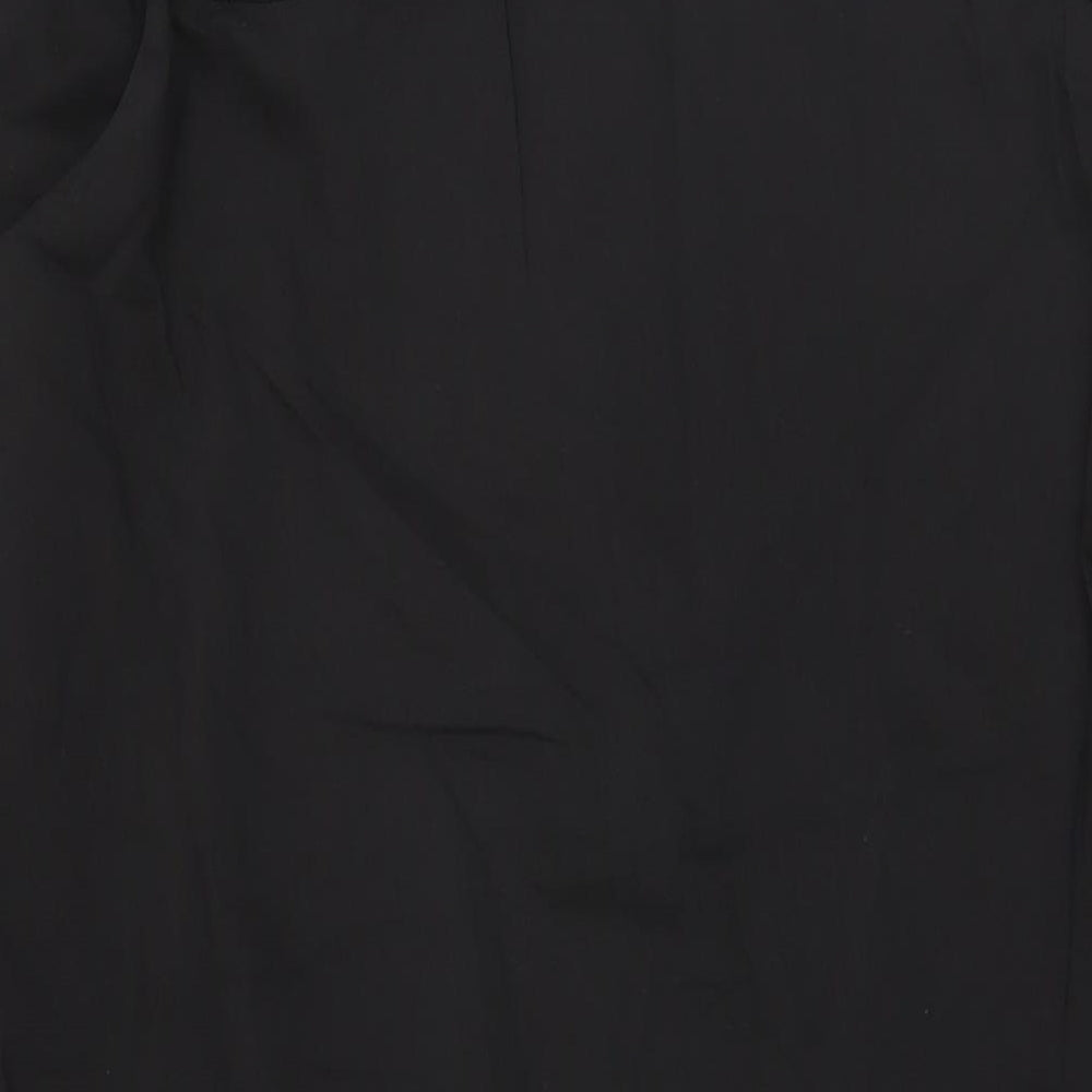 Womens UK Size One Size Nasty Gal Black Basic Button-Up