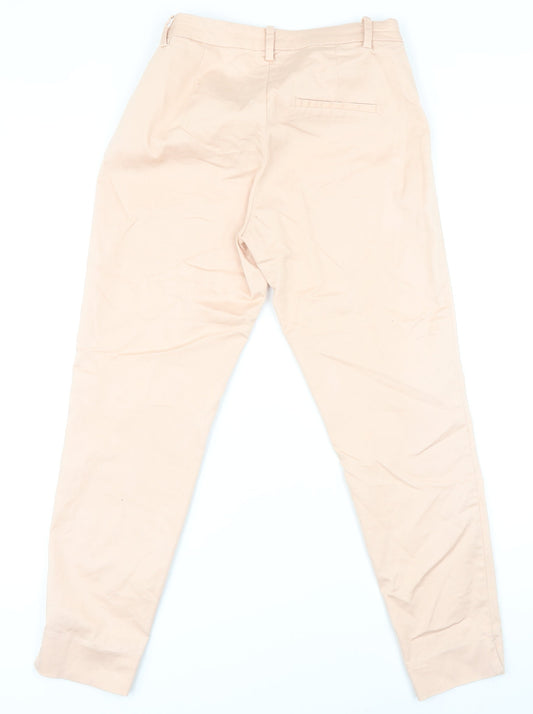 Womens UK Size 10 H&M Regular Fit Pink Trousers