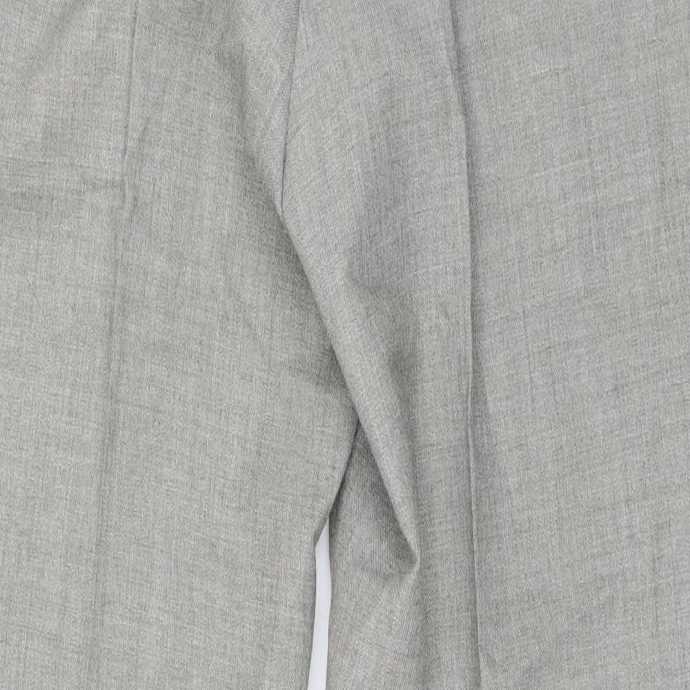 St Michael Mens Green Polyester Trousers Size 36 in L29 in Regular