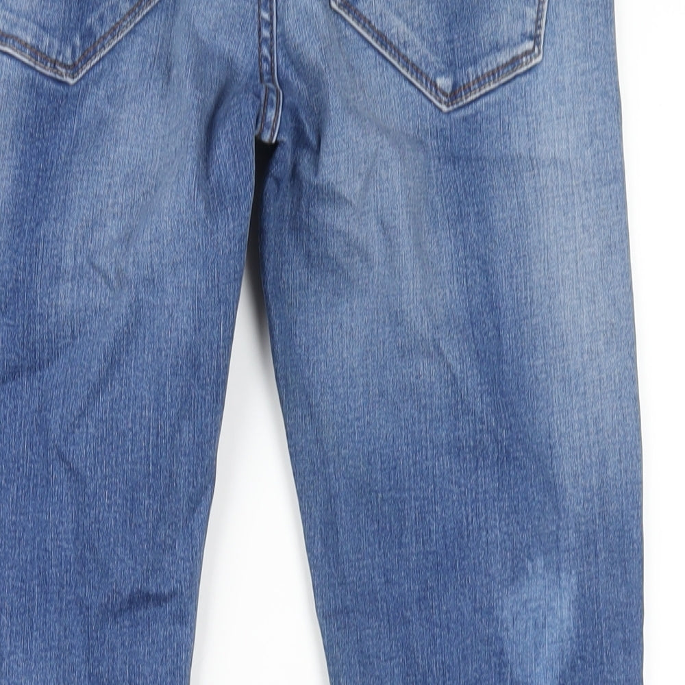 DENIM 365 Mens Blue Cotton Straight Jeans Size 30 in L28 in Slim Zip