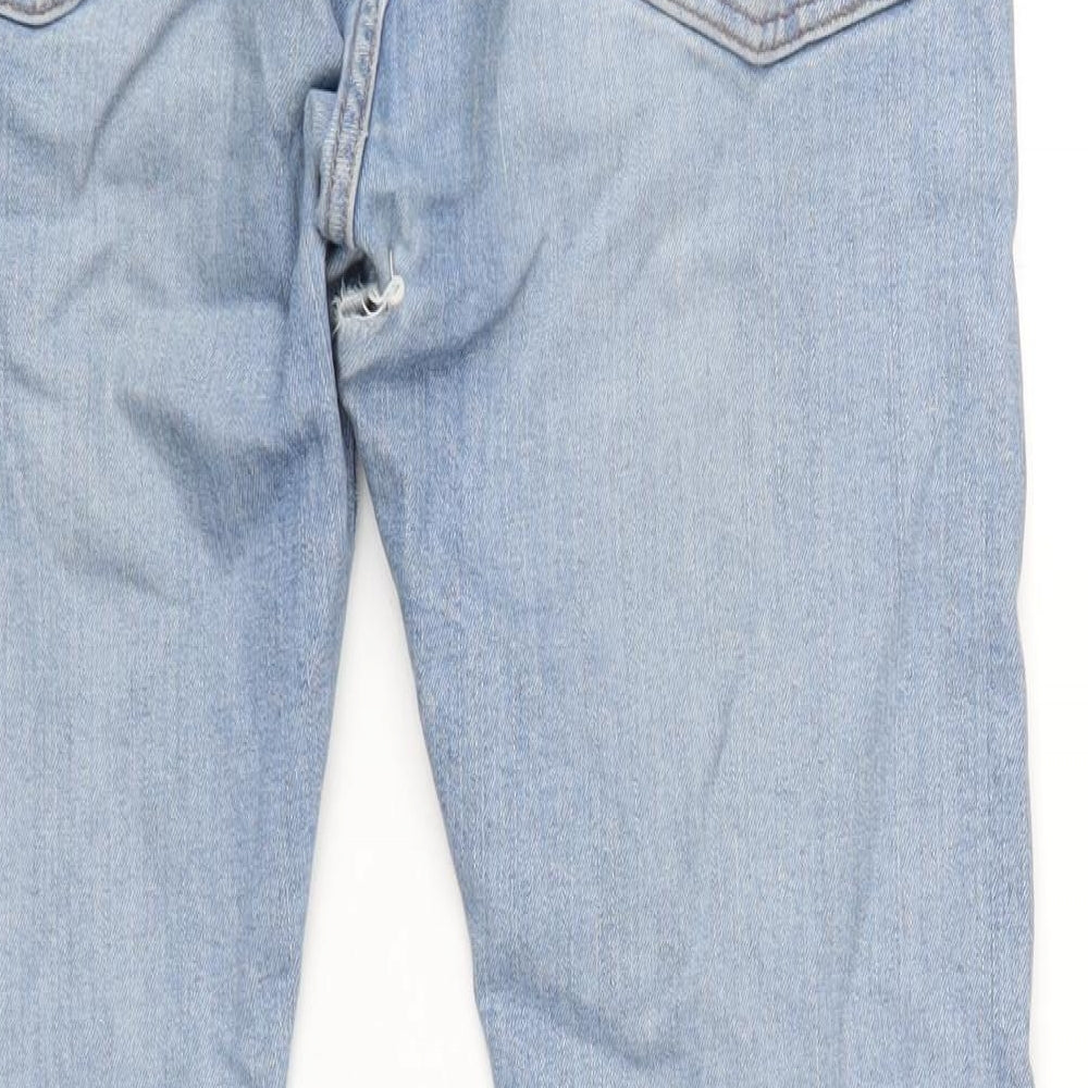 Levi's Mens Blue Cotton Skinny Jeans Size 33 in L32 in Regular Zip