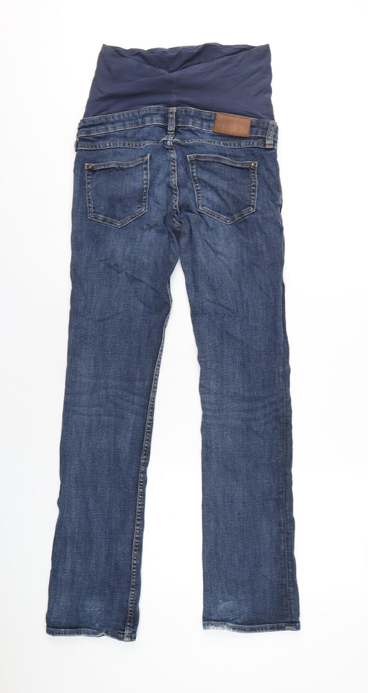 Womens UK Size 8 H&M Regular Fit Straight Blue Jeans