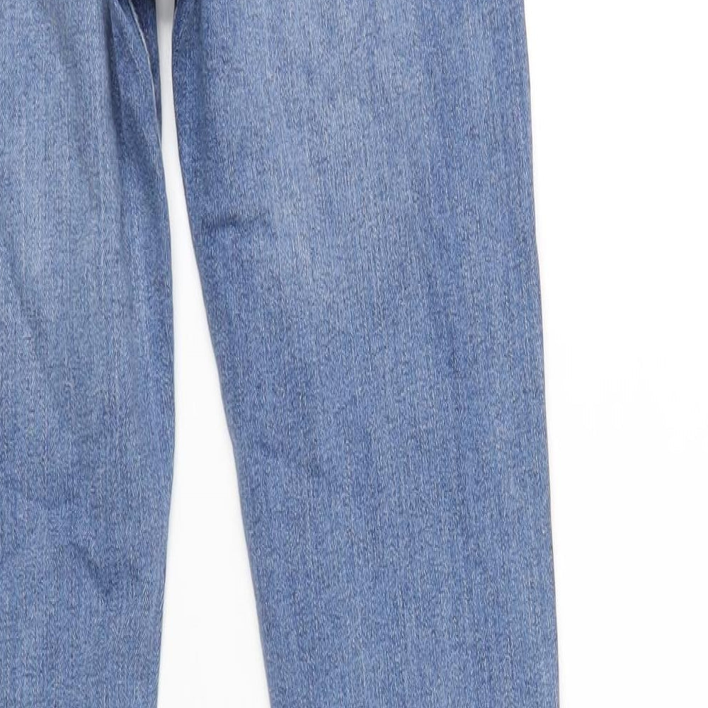 Womens UK Size 29 in H&M Regular Fit Skinny Blue Jeans