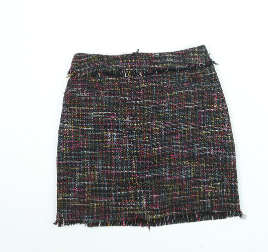 Womens UK Size 8 H&M Mini Tweed Skirt