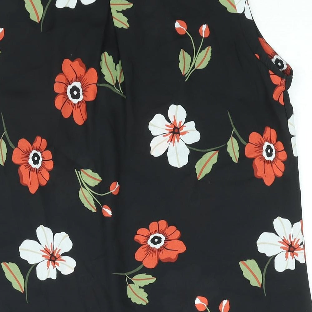 Womens UK Size 10 Marks and Spencer Black Camisole Blouse