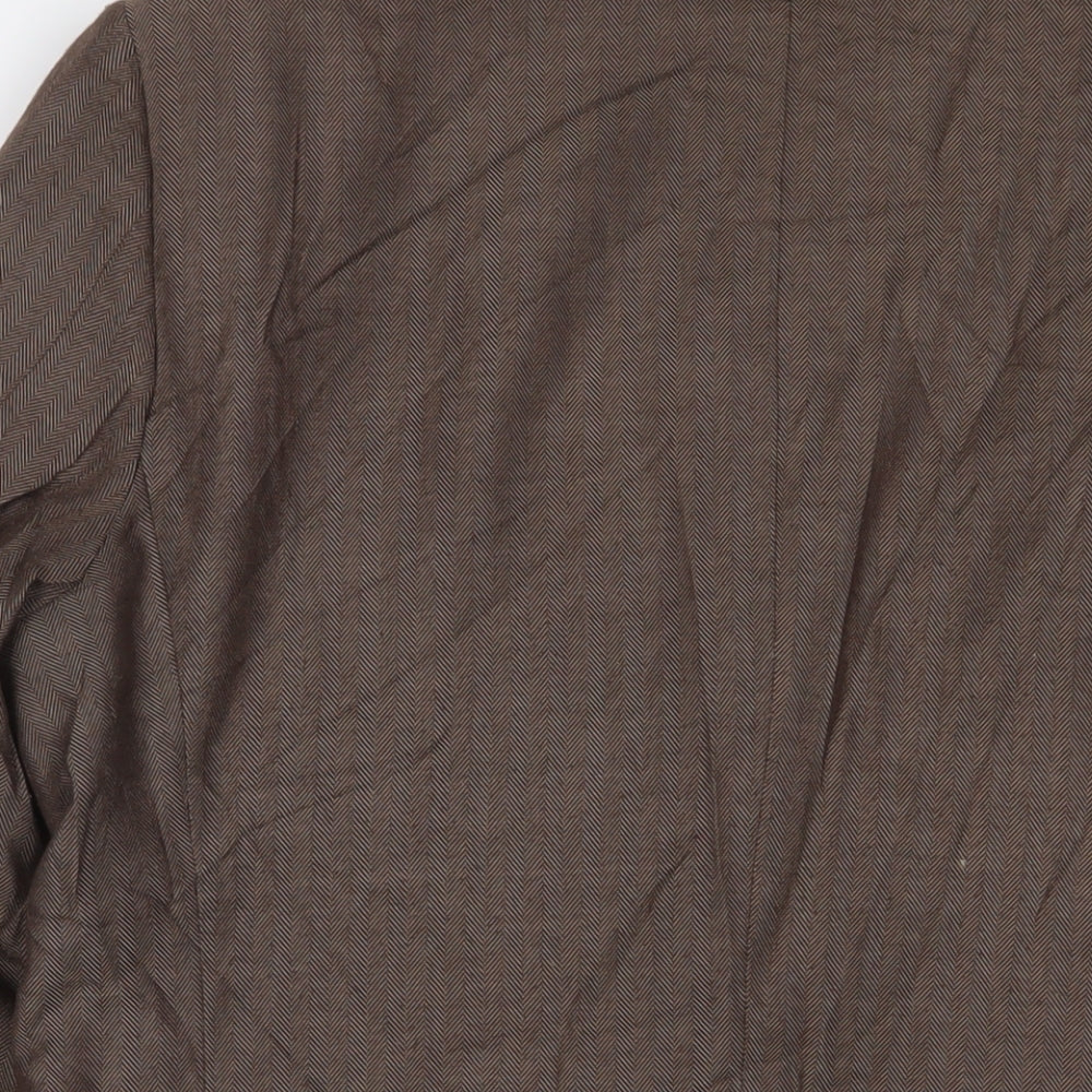 Mens UK Size 40 Greenwoods Regular Brown Suit Jacket