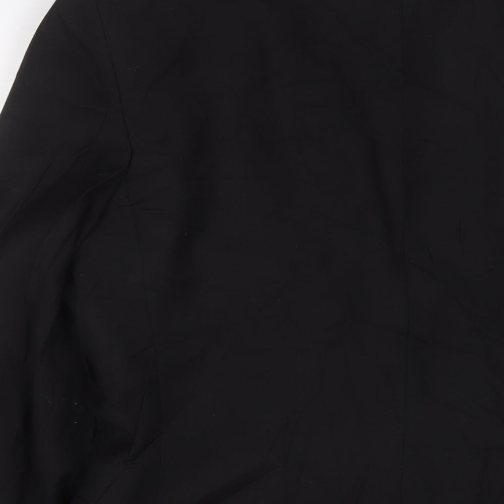 Mens UK Size 38 Topman Regular Black Suit Jacket
