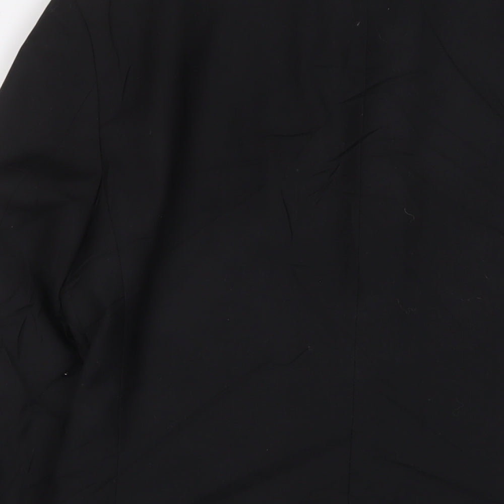 Mens UK Size 36 Topman Regular Black Suit Jacket