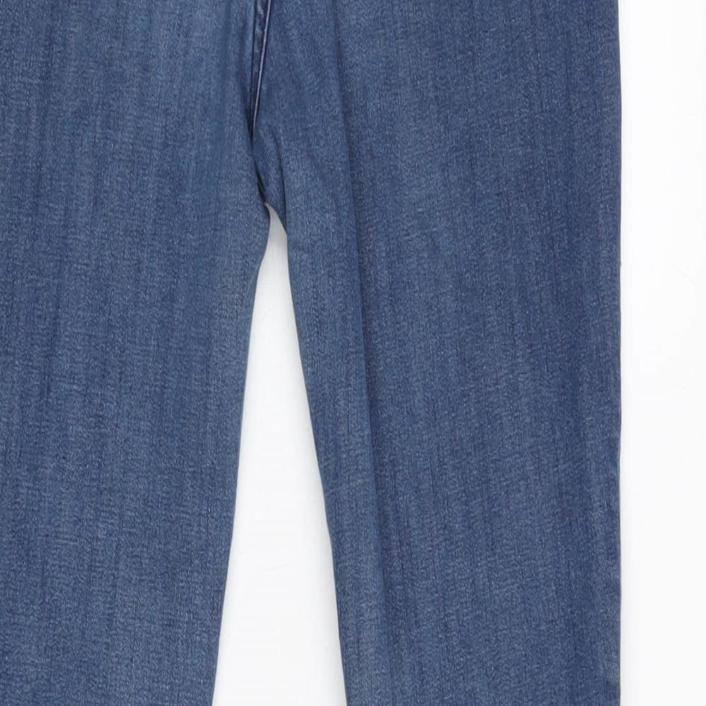 Womens UK Size 12 Marks and Spencer Regular Fit Skinny Blue Jeans