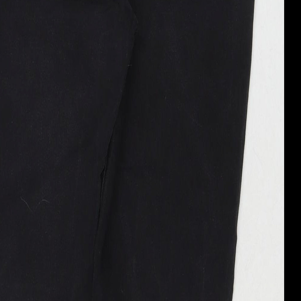 TU Womens Black Cotton Jegging Jeans Size 14 L26 in Regular