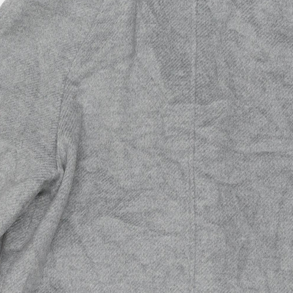 Womens UK Size 14 Marks and Spencer Grey Overcoat