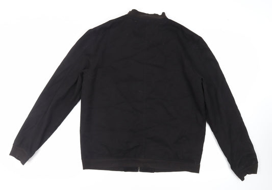 Mens UK Size L NEXT Black Bomber Jacket
