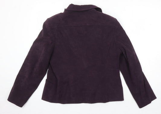 Womens UK Size 14 EWM Purple Jacket
