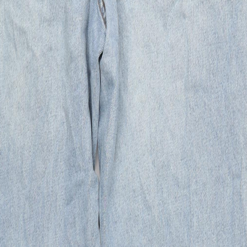 Mens UK Size 36 in Maine Regular Fit Straight Blue Jeans