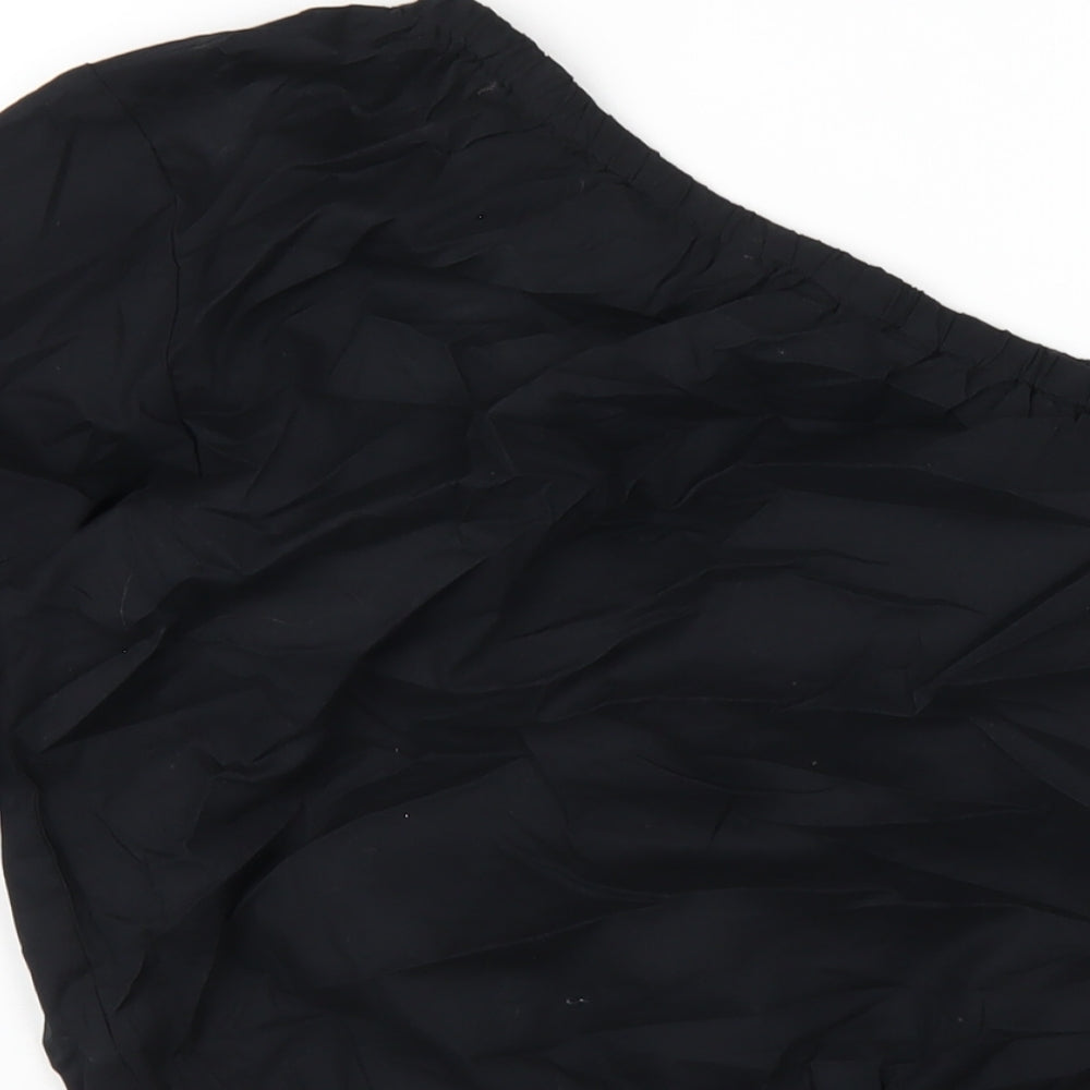 Womens UK Size 16 Marks and Spencer Black Basic T-Shirt