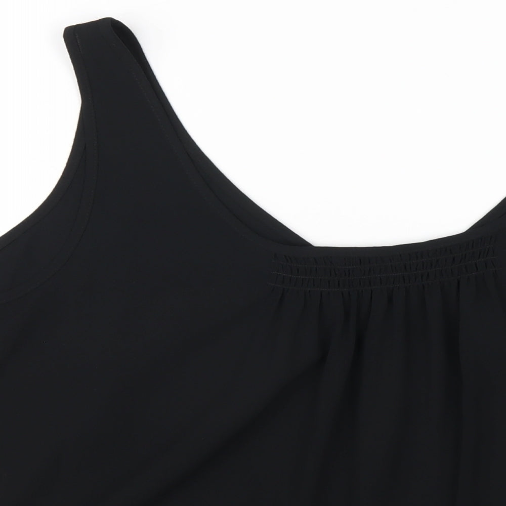 Womens UK Size 24 Marks and Spencer Black Basic Tank
