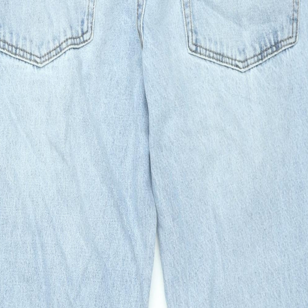 Maine New England Womens Blue Cotton Straight Jeans Size 34 in L28 in Regular Zip