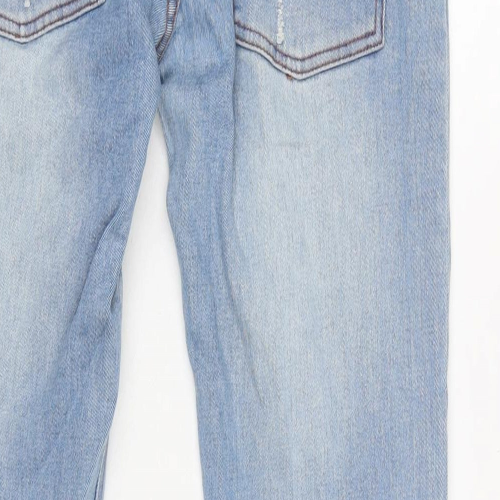 Mens UK Size 30 in Cheap Monday Regular Fit Straight Blue Jeans